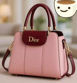 Multicolor PU Leather Hand Bag for Women - 1 Pc Classic Design